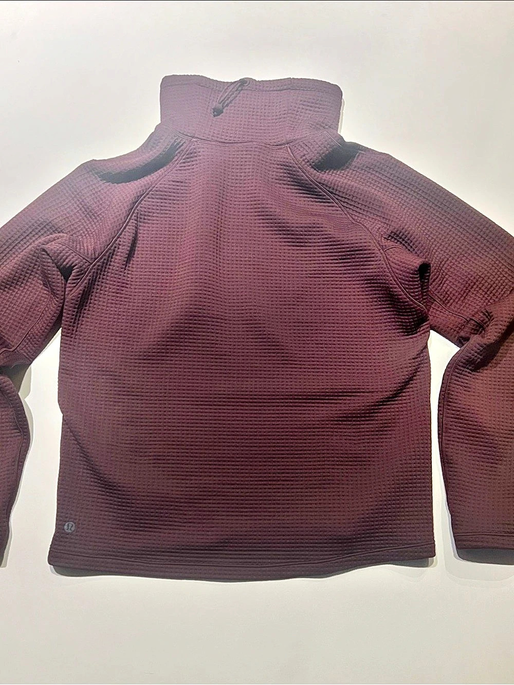 lululemon Scuba Cropped Funnel-Neck Half Zip *Waffle Purple